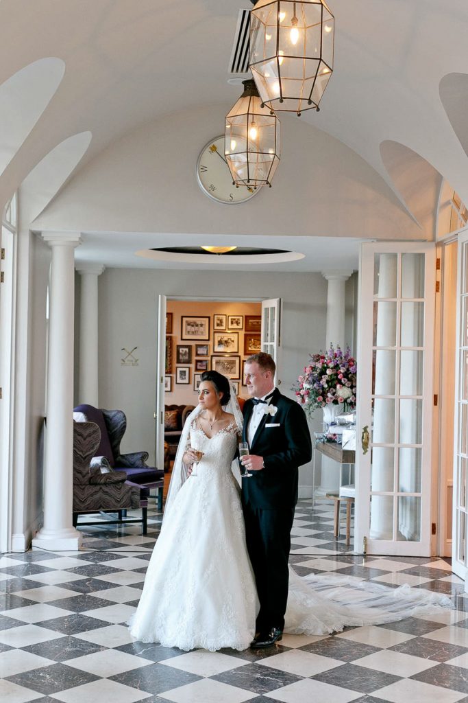 bride and groom at the Fourseasons Hotel The Westcliff Hotel Johannesburg
