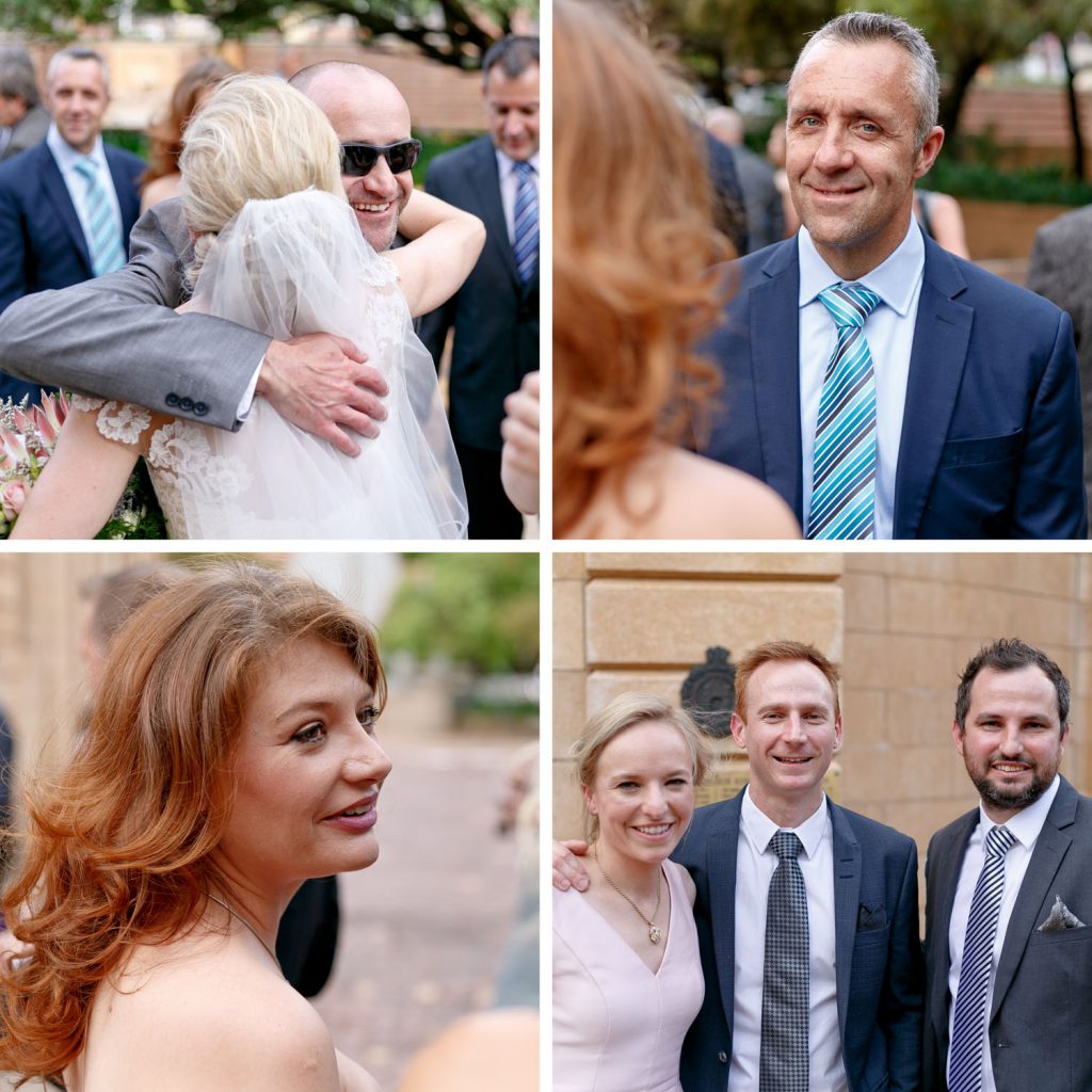 wedding guests Die Ooskerk in Pretoria