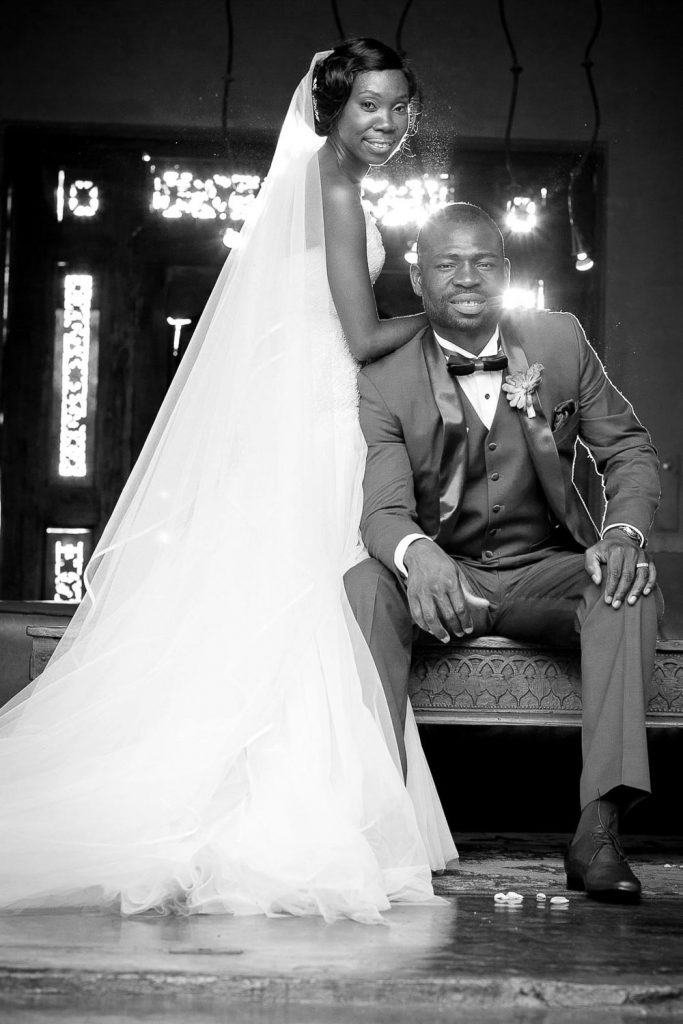 bride and groom portrait at Red Ivory Lodge