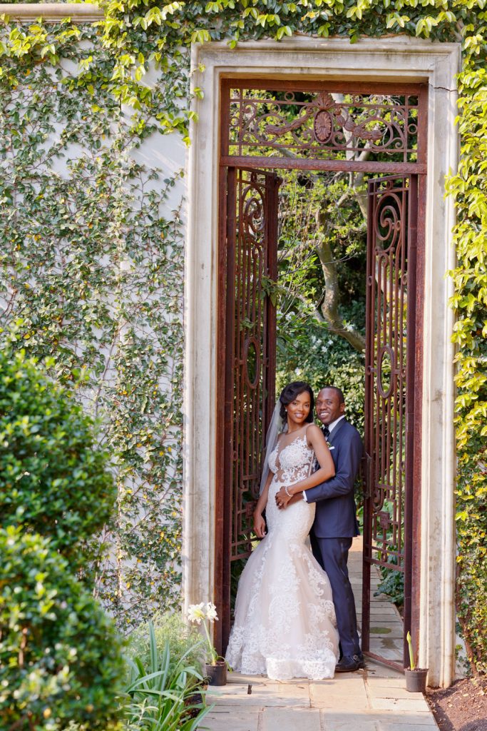 the steel gates at Beechwood Gardens in Hyde Park Sandton