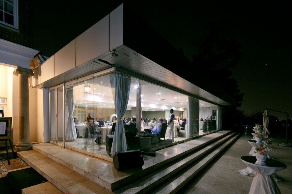 Johannesburg Wedding venue Emoyeni by night