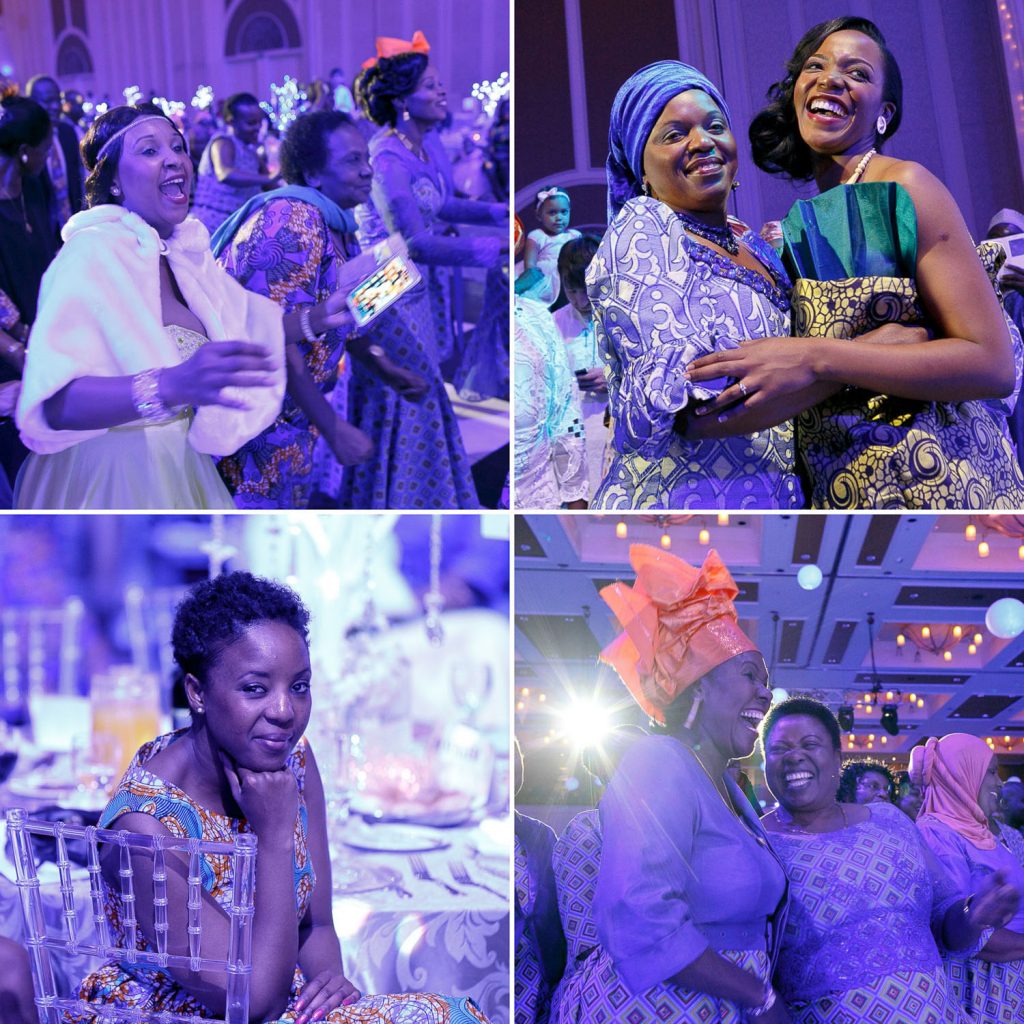 Wedding guests celebrating at The Grand Palm Hotel in Gabarone Botswana