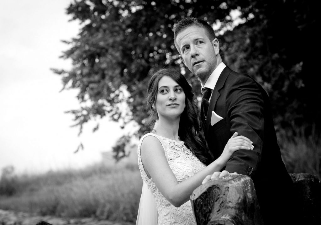black and white photo of Jewish couple at Forum Homini