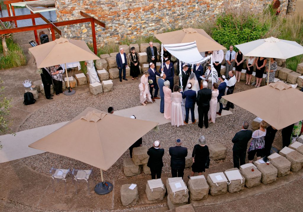 Jewish wedding chuppah at Forum-Homini