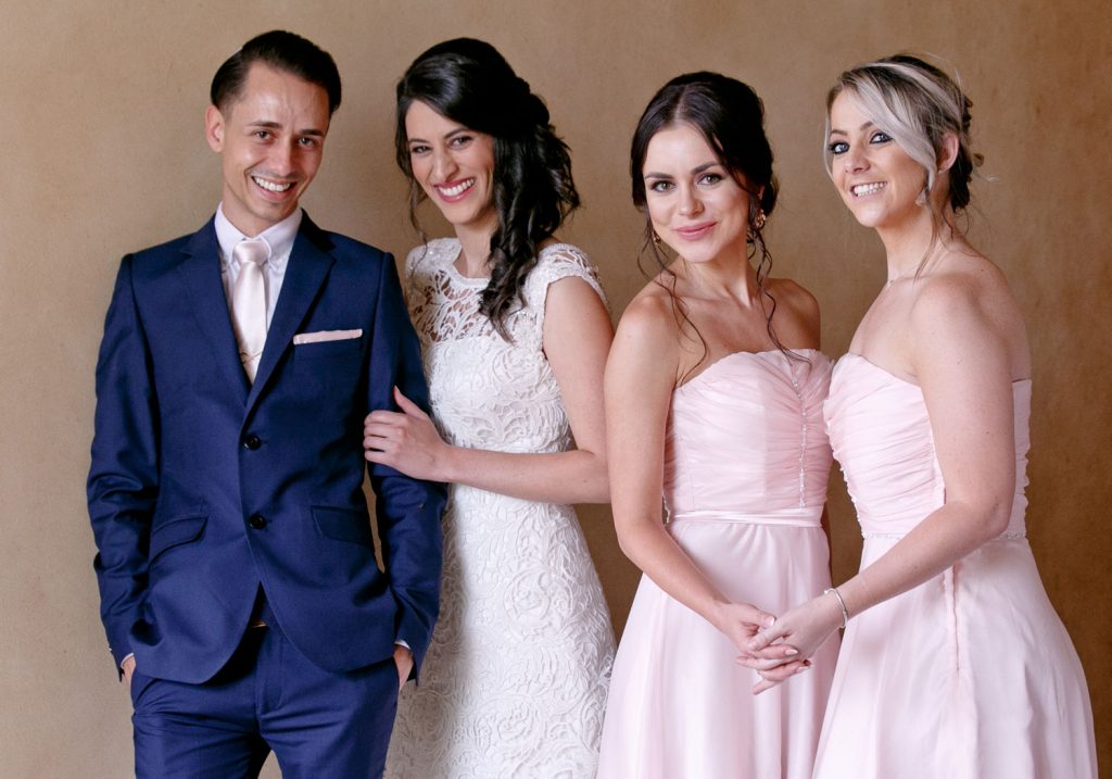 wedding group photograph at Weddings at Forum Homini