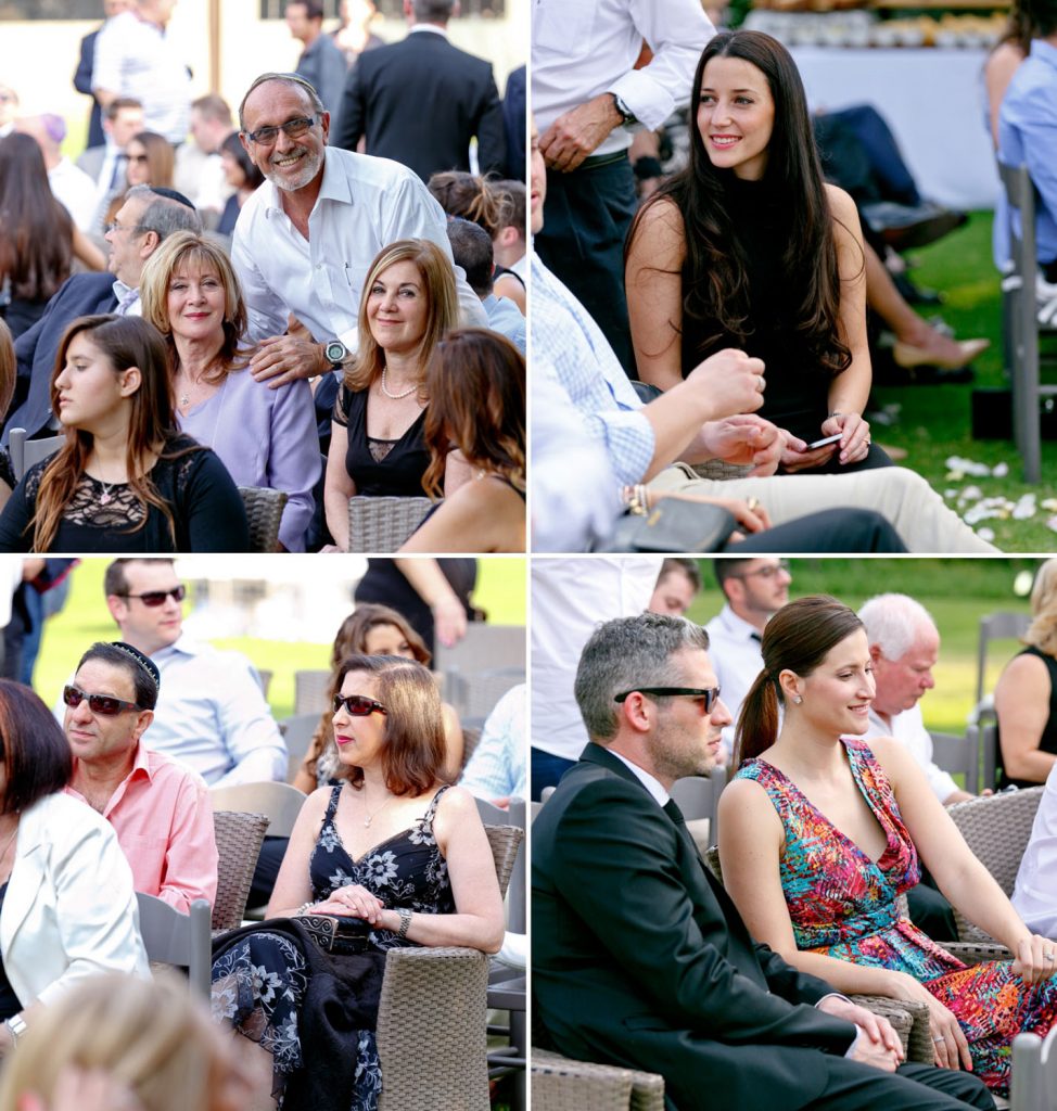 Jewish weddings guests at The Palazzo Hotel