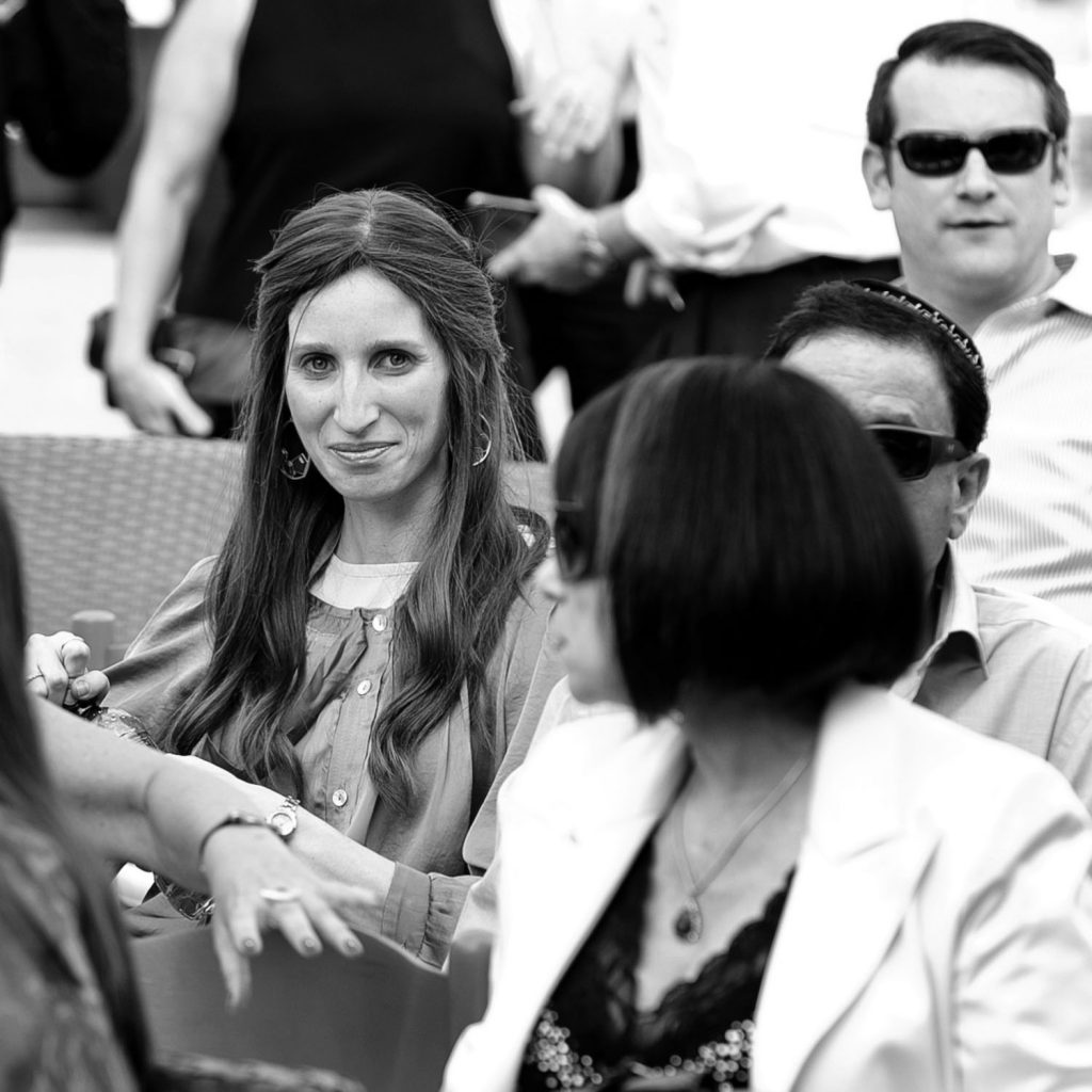 Jewish girl smiling at a Johannesburg wedding photographer