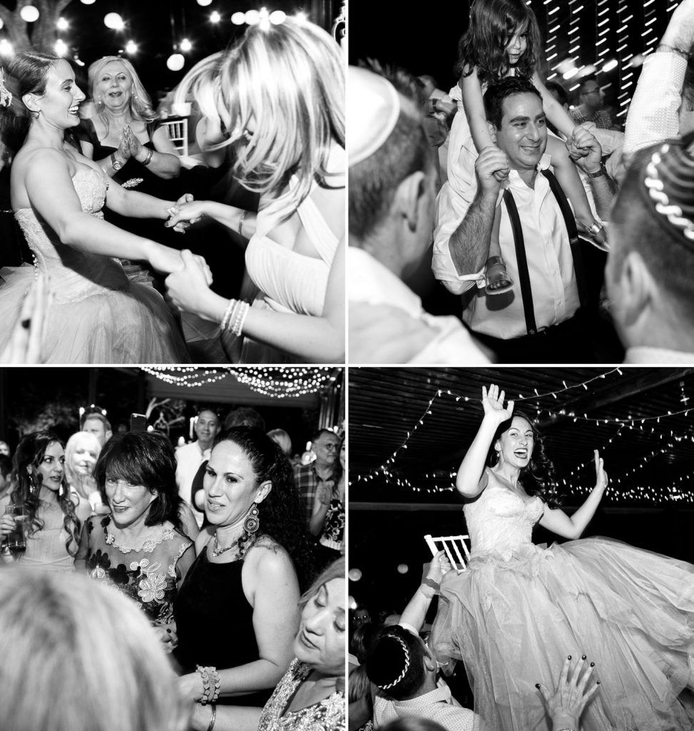 Jewish weddings guests celebrating at The Palazzo Hotel