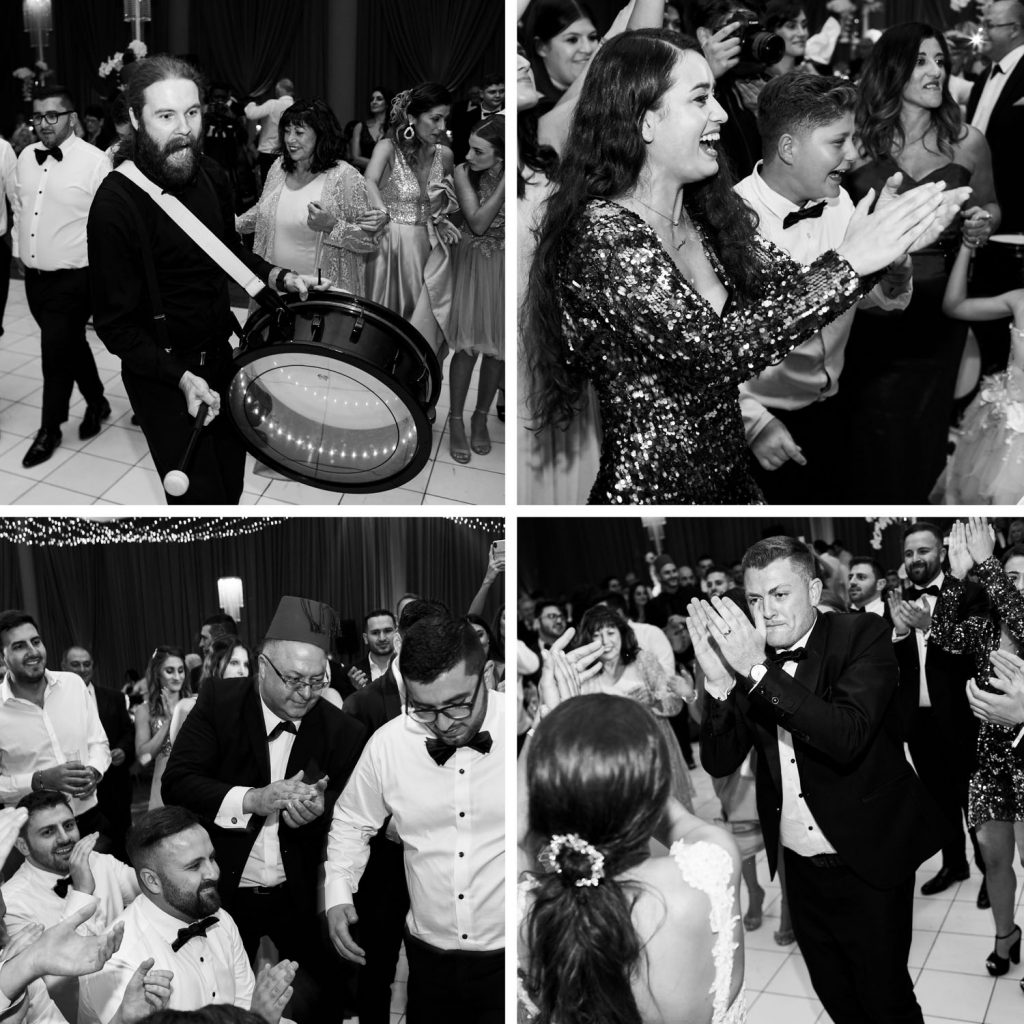 black and white dancing images at Our Lady of Cedars on Woodmead