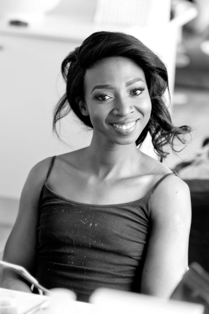 African Bride smiling at the Natal Wedding Photographer