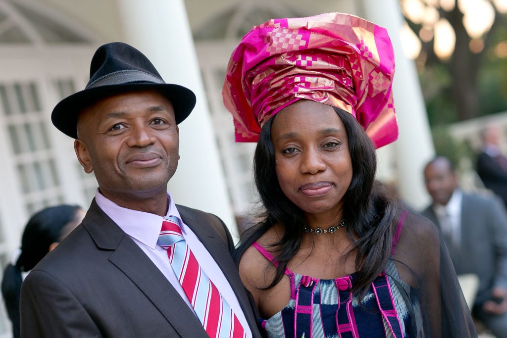 traditional African head piece Sandton wedding