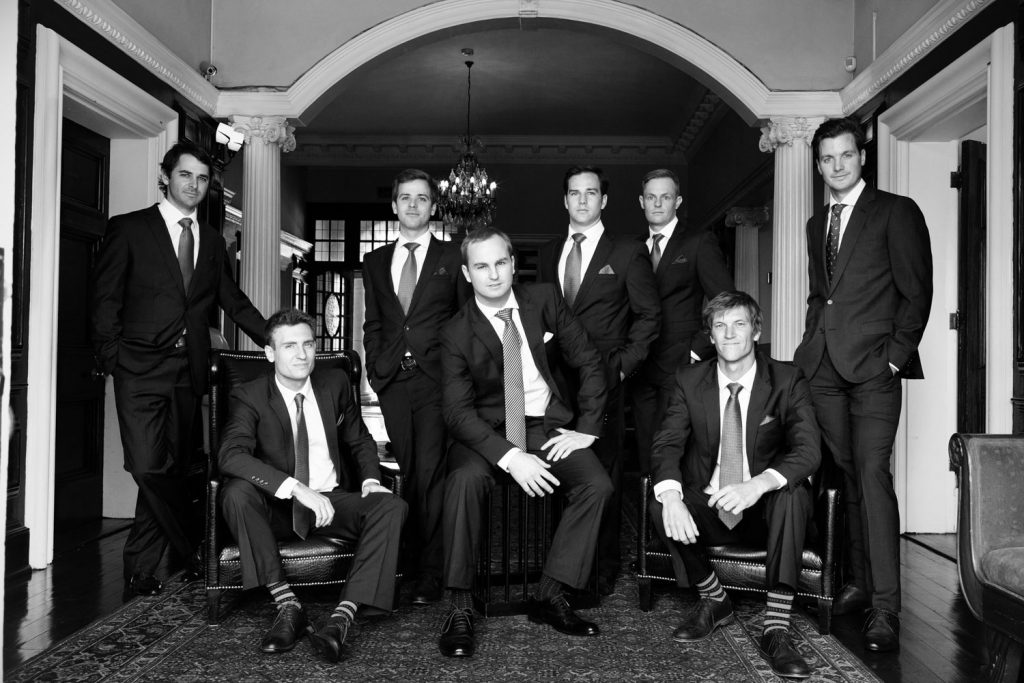 Emoyeni Estate Weddings Black and white group photography