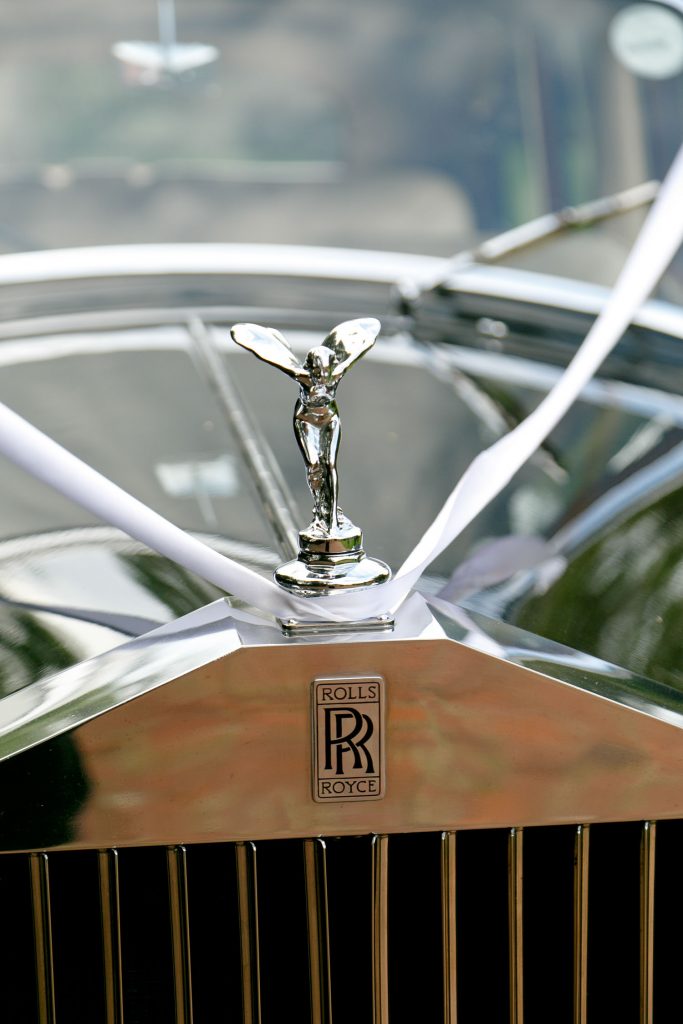 Rolls Royce wedding car St George's Anglican Church