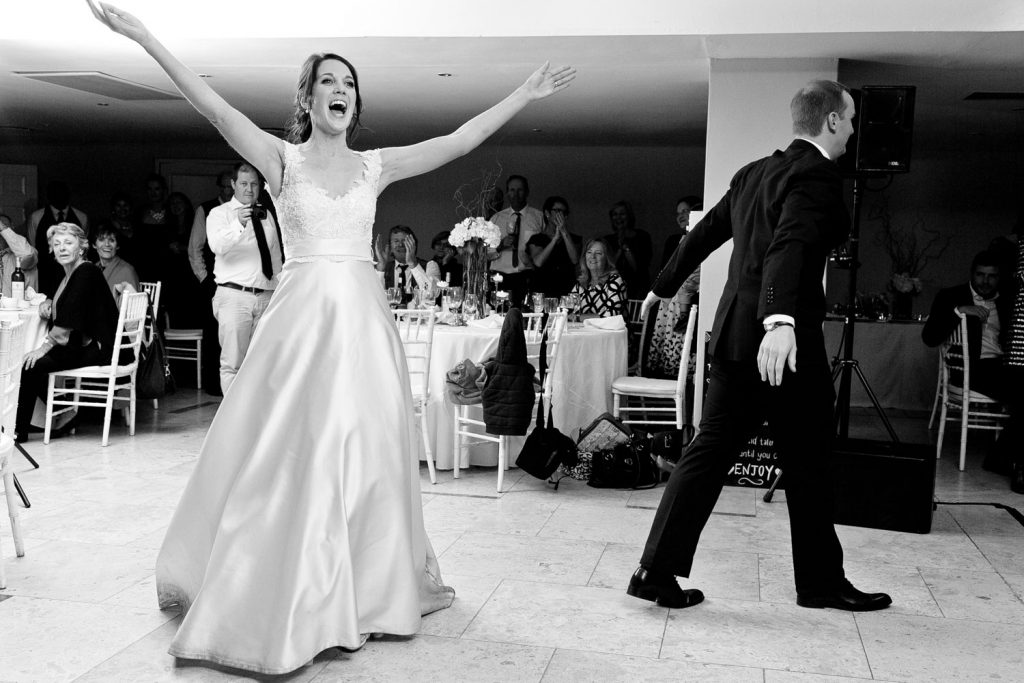 Emoyeni Wedding Venue black and white dancing images