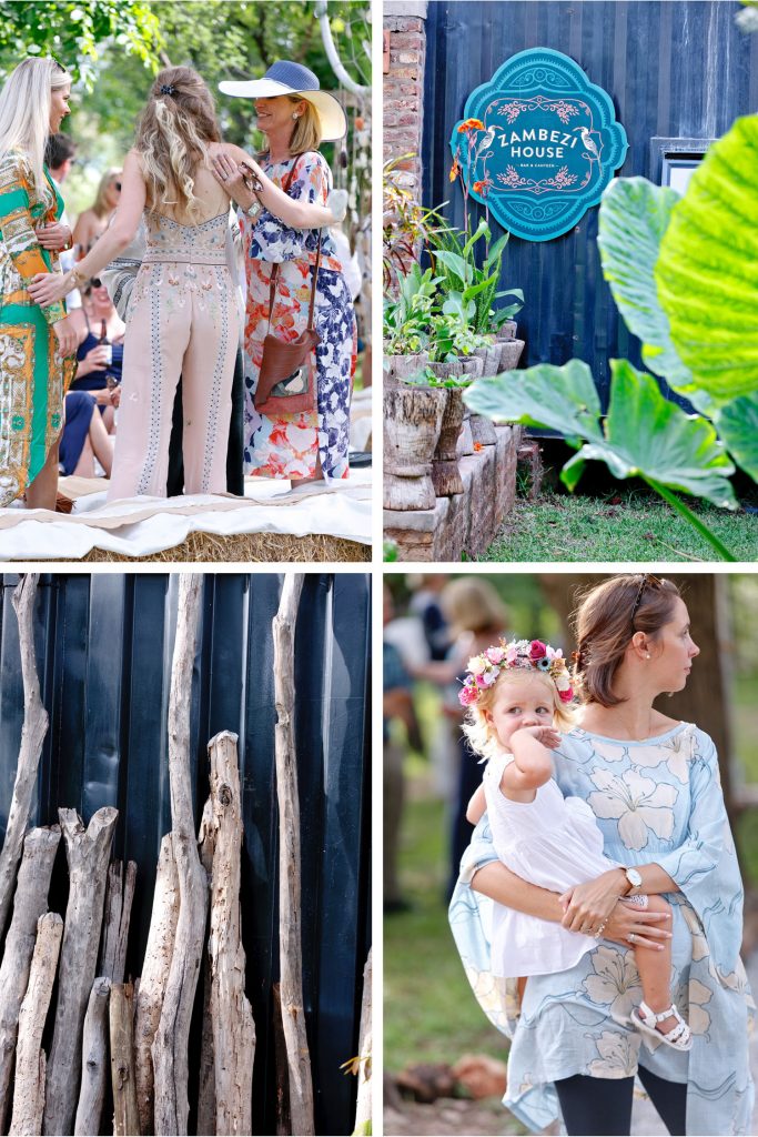 Wedding guests at Zambezi House Victoria Falls Zimbabwe