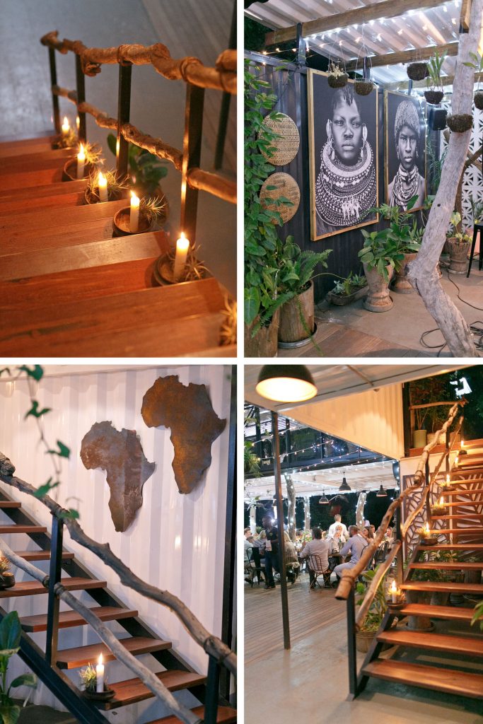 Wedding Decor images at Zambezi House Victoria Falls Zimbabwe