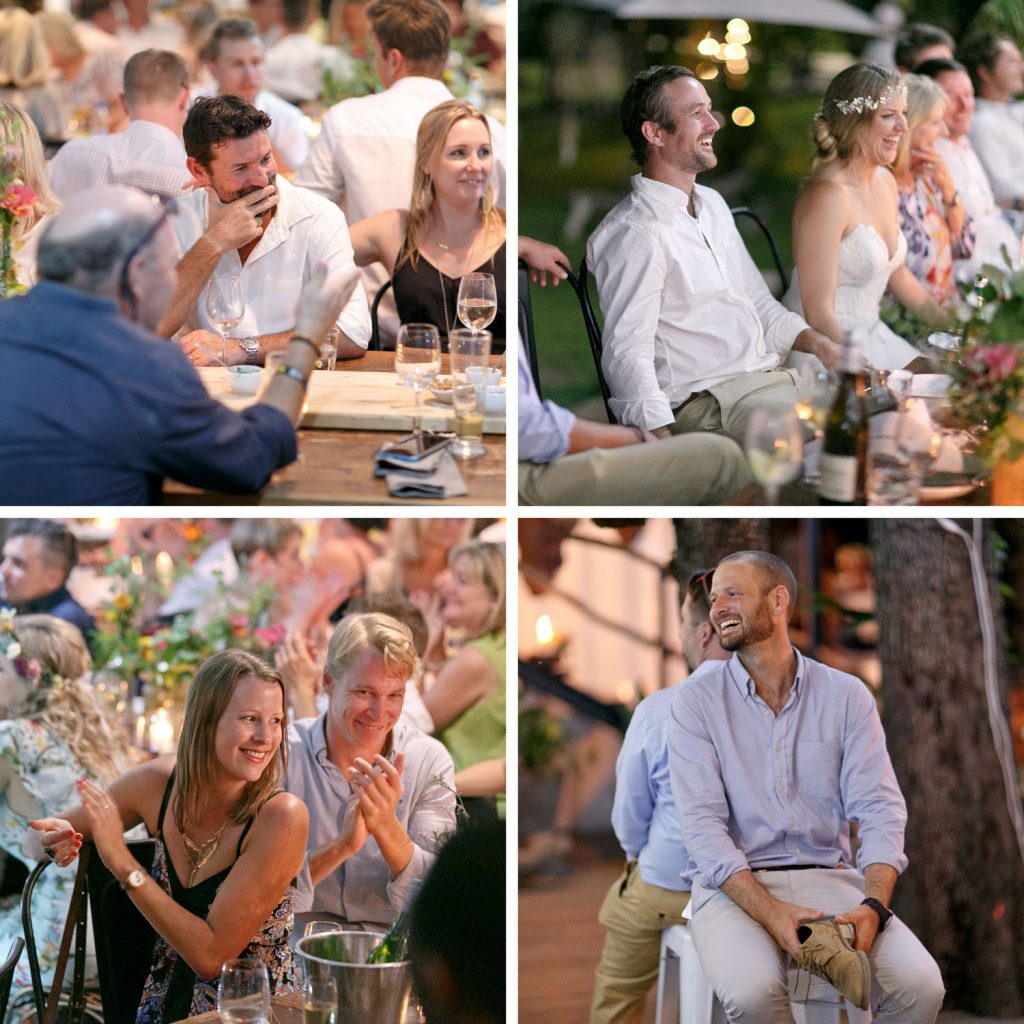 Wedding guests at Zambezi House Victoria Falls