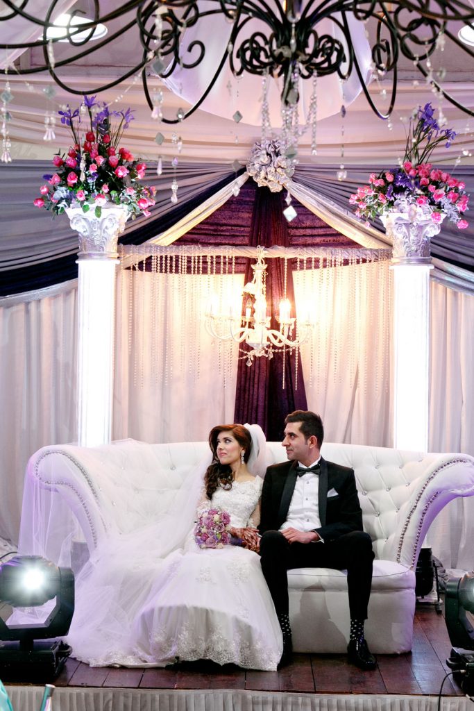 Wedding couple at Guests at Benvenuti Function Venue