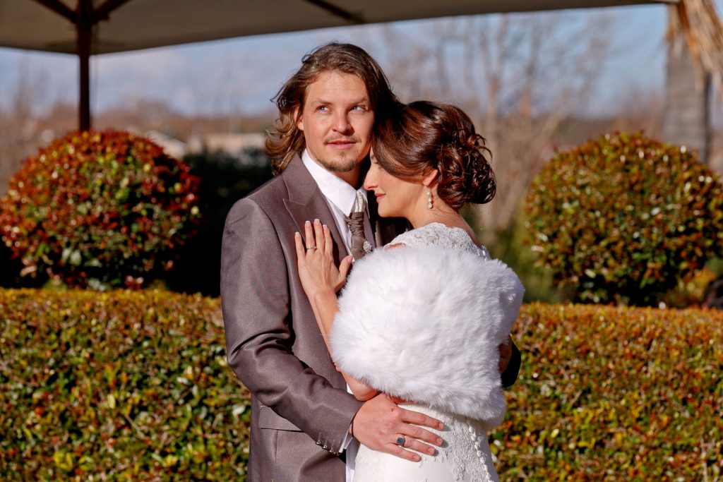 Greek wedding couple at St Andrews Hotel and Spa