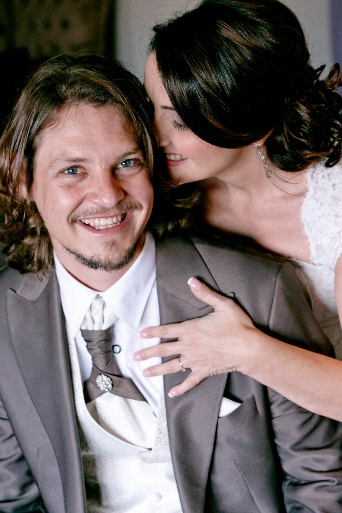 Greek wedding couple at St Andrews Hotel and Spa