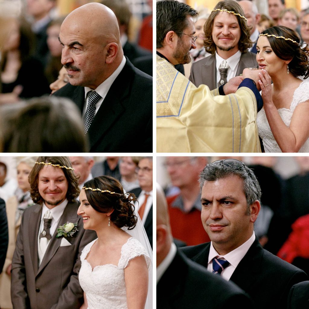 Wedding guests at the Saheti Greek Orthodox Church in Senderwood Johannesburg