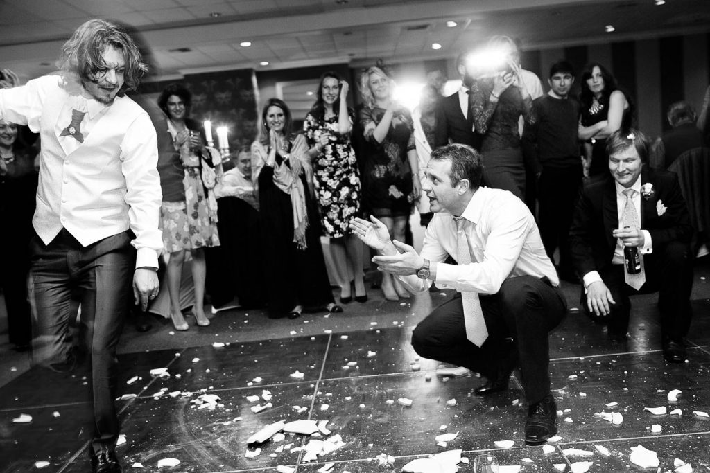 Greek groom dancing at the Hellenic Greek Hall in Bedfordview Johannesburg.