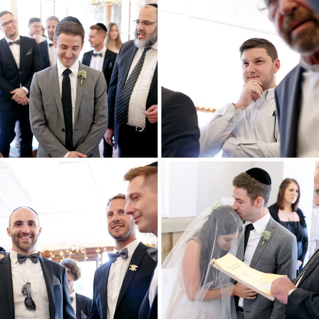Signing of the ketubah at Shepstone Gardens