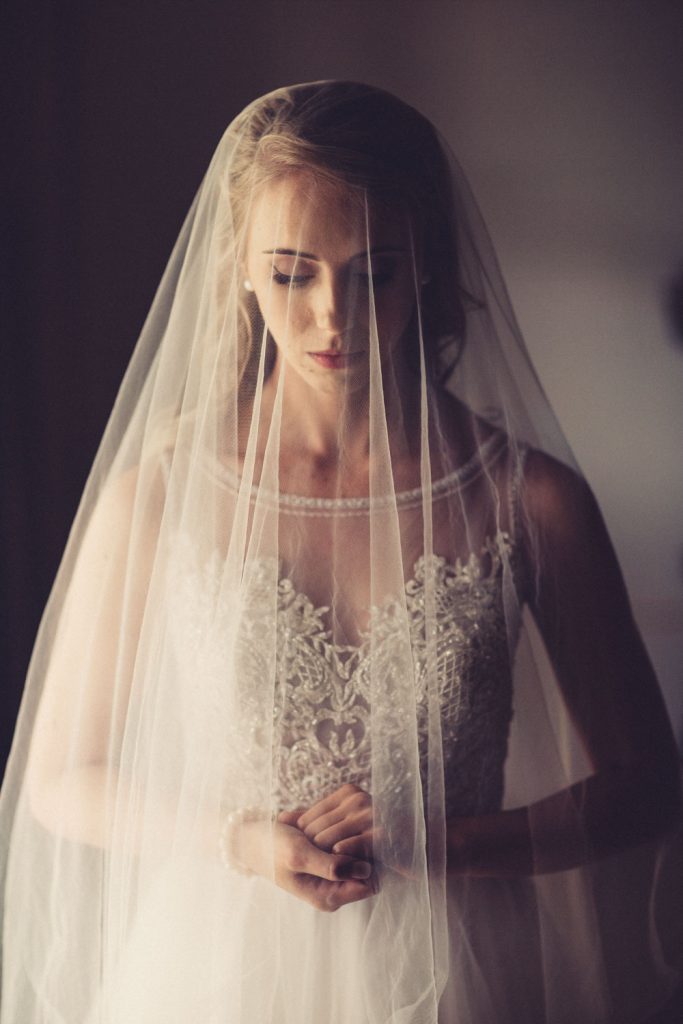 Weddings Heidelberg Lezar Opstal bride under veil