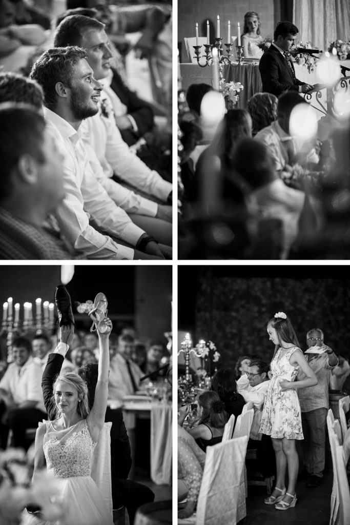 black and white wedding images at Lezar Opstal Wedding Venue