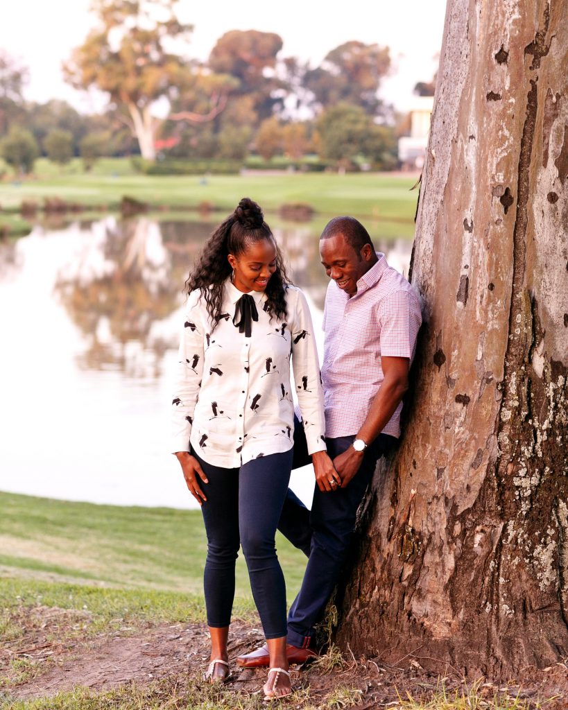 Sunset images at Houghton Golf Club Johannesburg