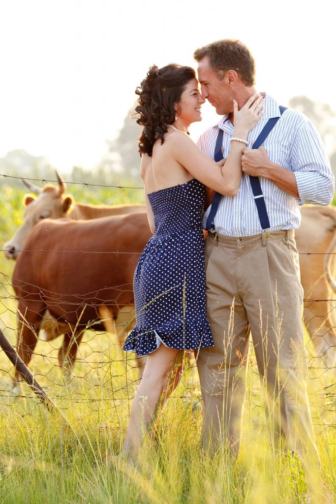 Vintage Style Engagement photographer in Johannesburg