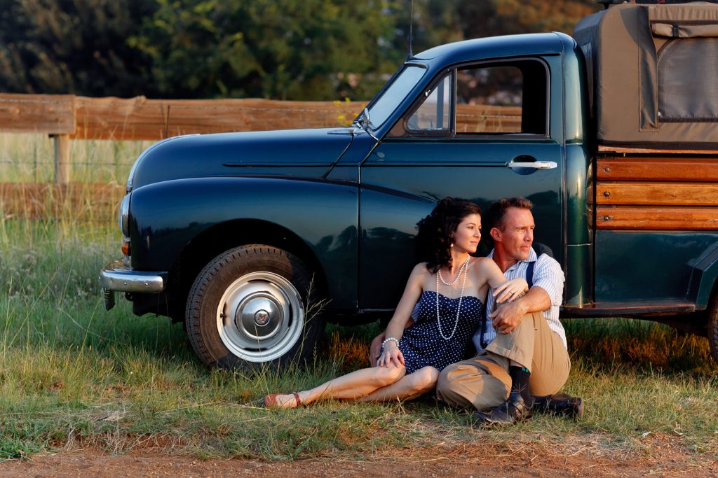 Vintage Style Engagement photographer in Johannesburg