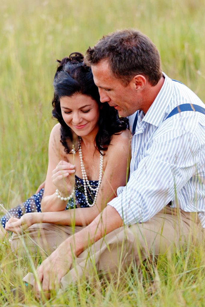 Vintage Style Engagement photographer in Johannesburg