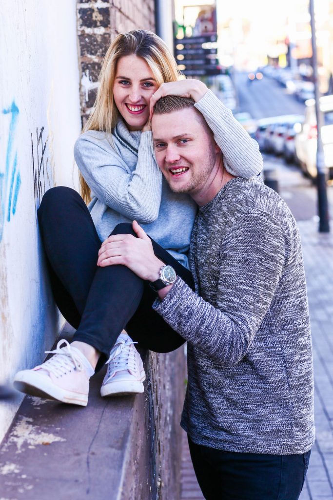 Fun couple photographs at Arts on Main in Johannesburg