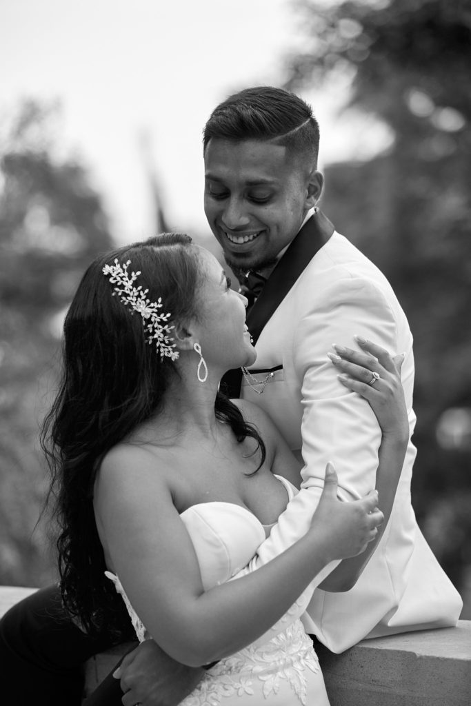 black and white images at Shepstone Gardens